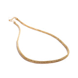 Gold Spiral Loop Necklace