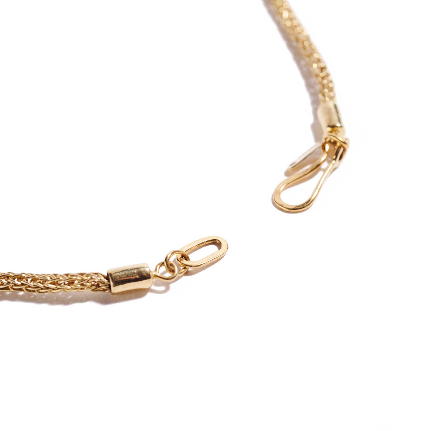 Gold Spiral Loop Necklace