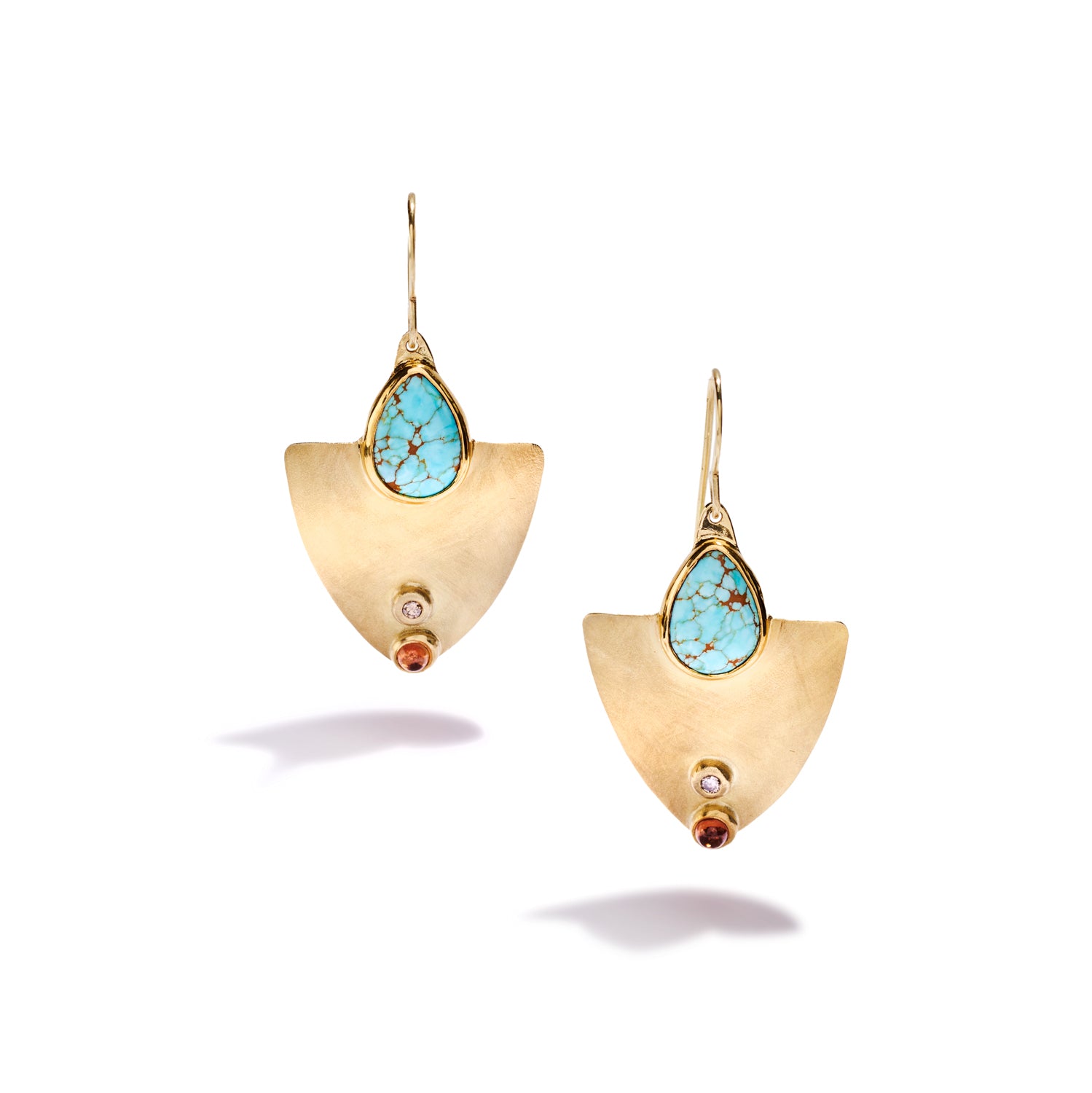 #8 Mine Turquoise Drop Earrings