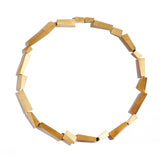 Geometrical Gold Cube Necklace