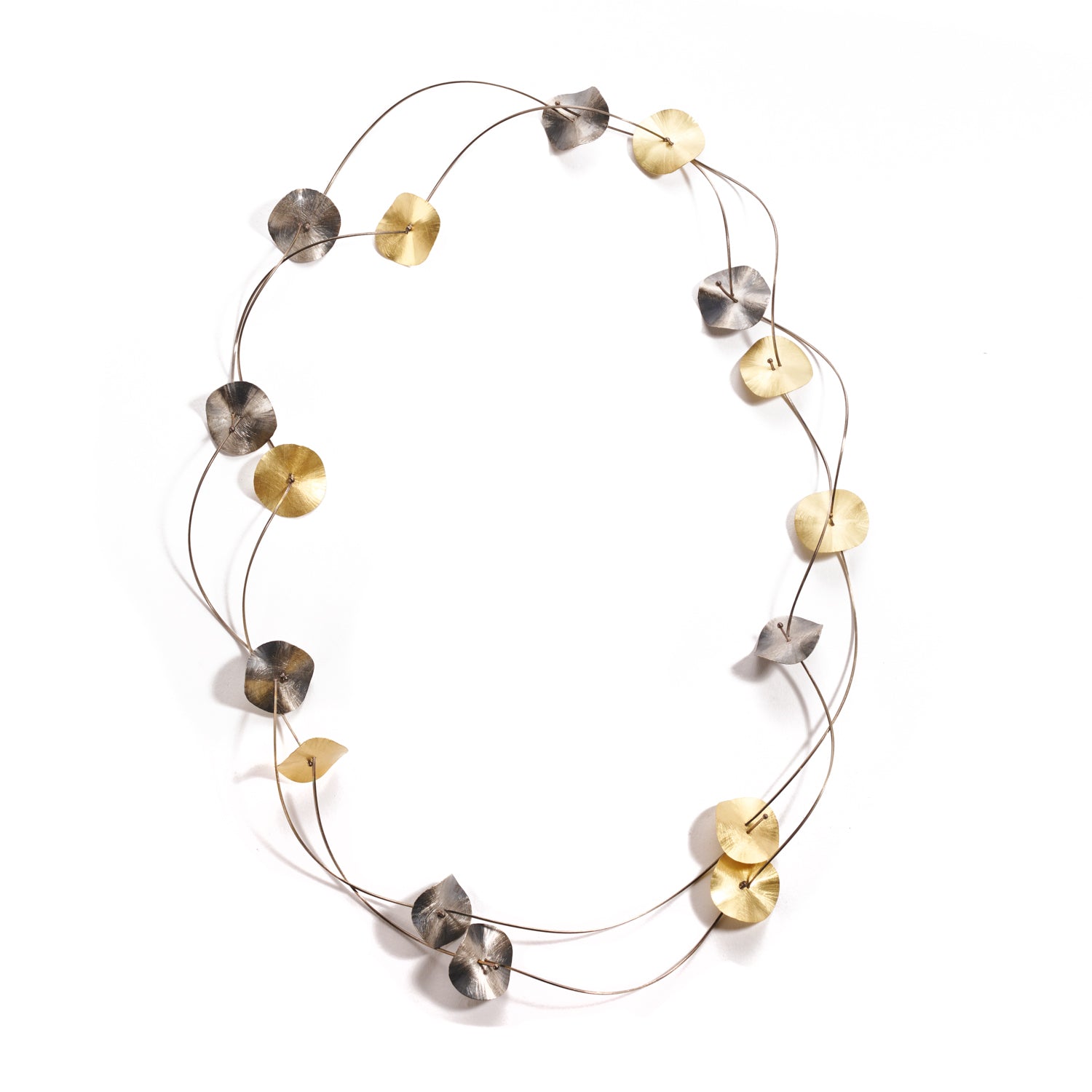 Gold & Silver Cremalloles Necklace