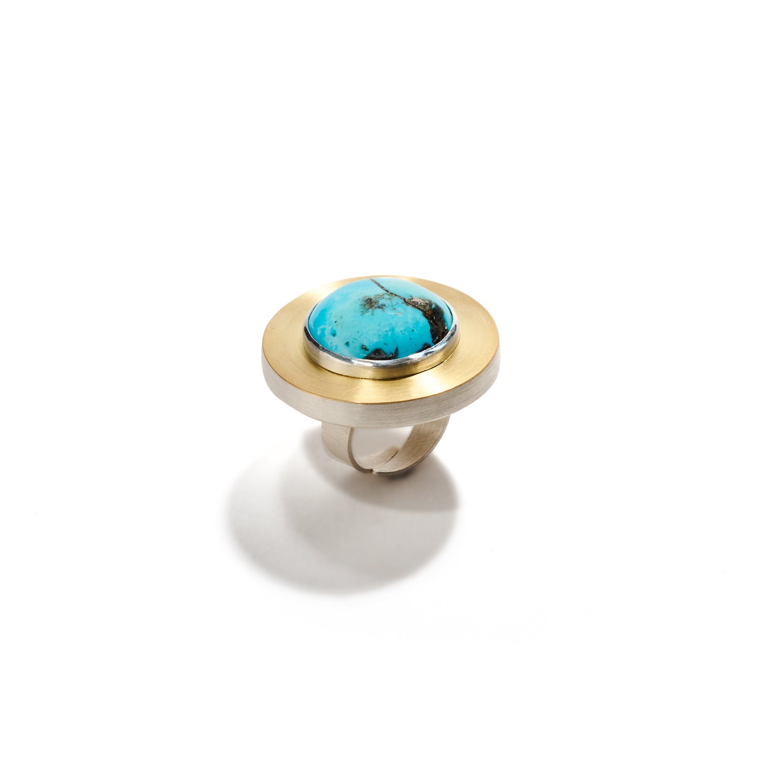 Tibet Turquoise Ring ~ 37mm