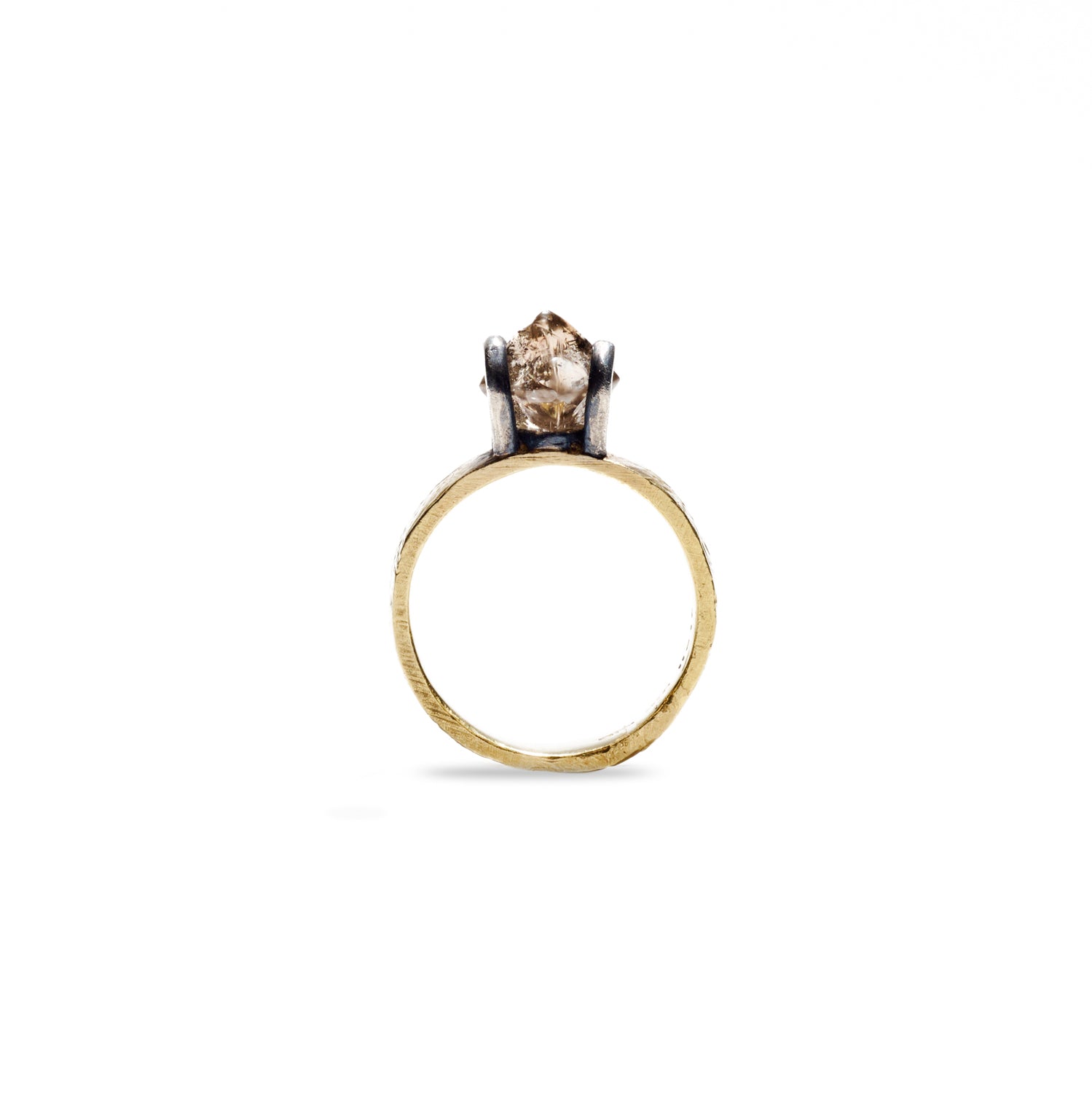 Octo Solitaire Diamond Ring