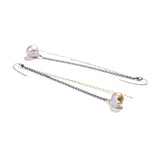 Pearl Shoulder Grazer Earrings