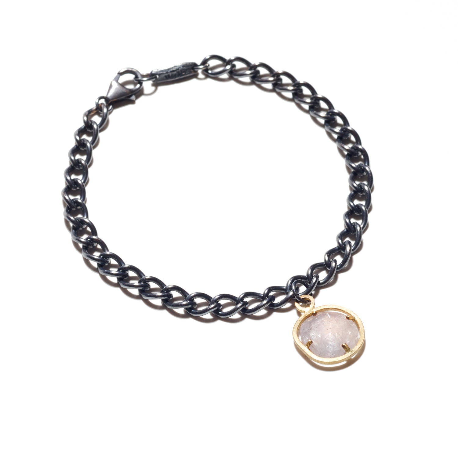 Sapphire & Chain Bracelet I