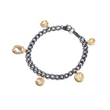 Sapphire & Chain Bracelet II