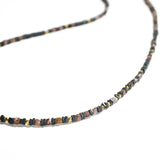 Raw Brown Diamond Beaded Necklace II