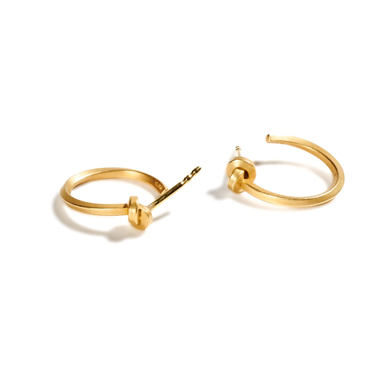 Golden Knot Earrings