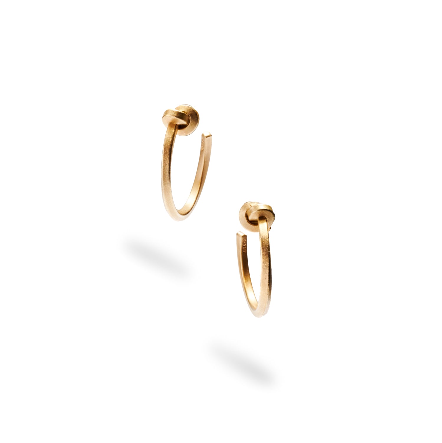 Golden Knot Earrings