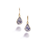 Blue Sapphire Drop Earrings