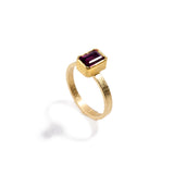 Pink Faceted Tourmaline Ring