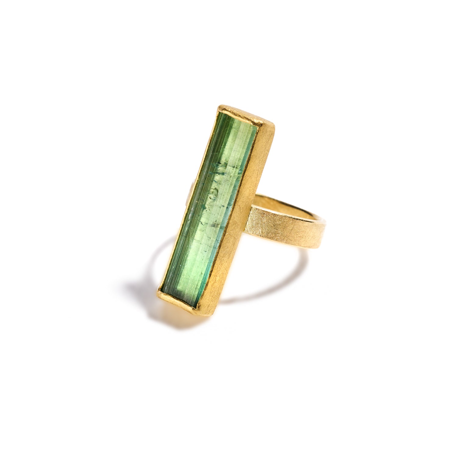 Light Green Tourmaline Ring