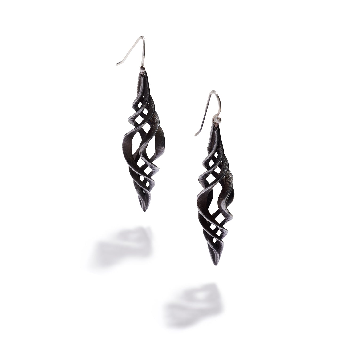 Fire Scald Spiral Earrings