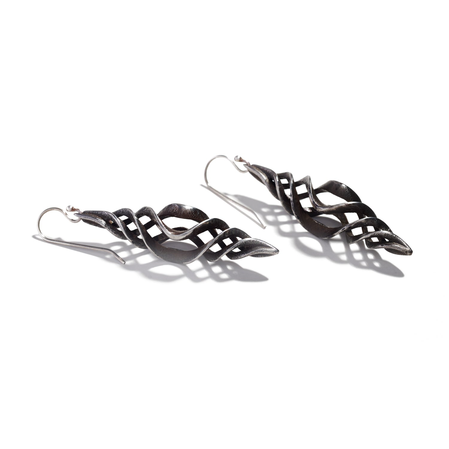 Fire Scald Spiral Earrings