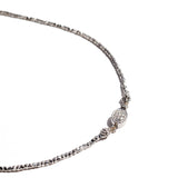 White Gold & Diamond Briolette Necklace