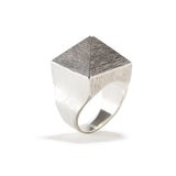 Silver Pyramid Ring