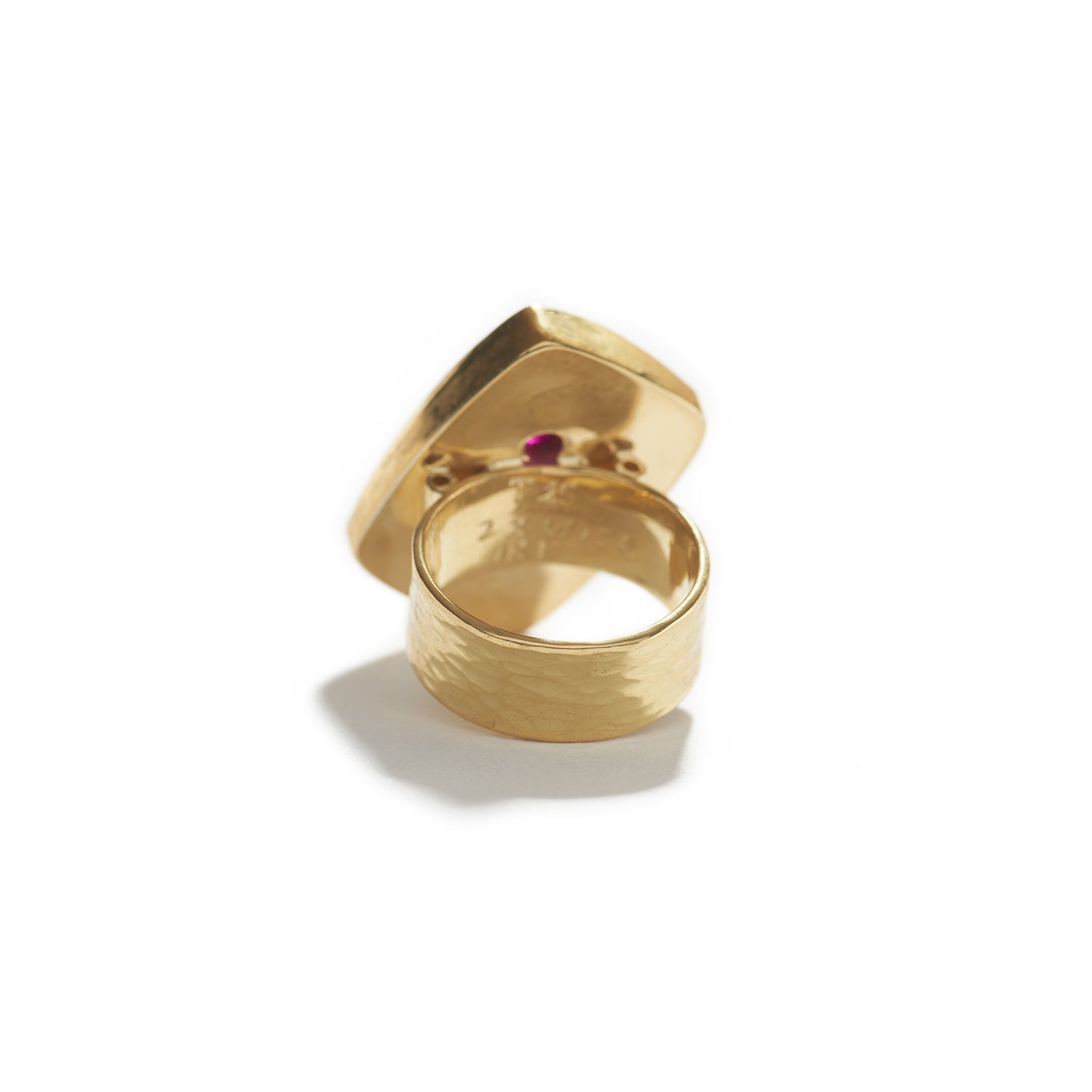 Ruby in Tourmalated Quartz Ring