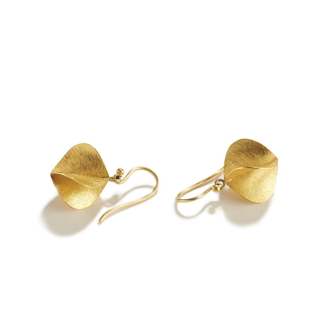 Petra Class, Gold Propeller Earrings